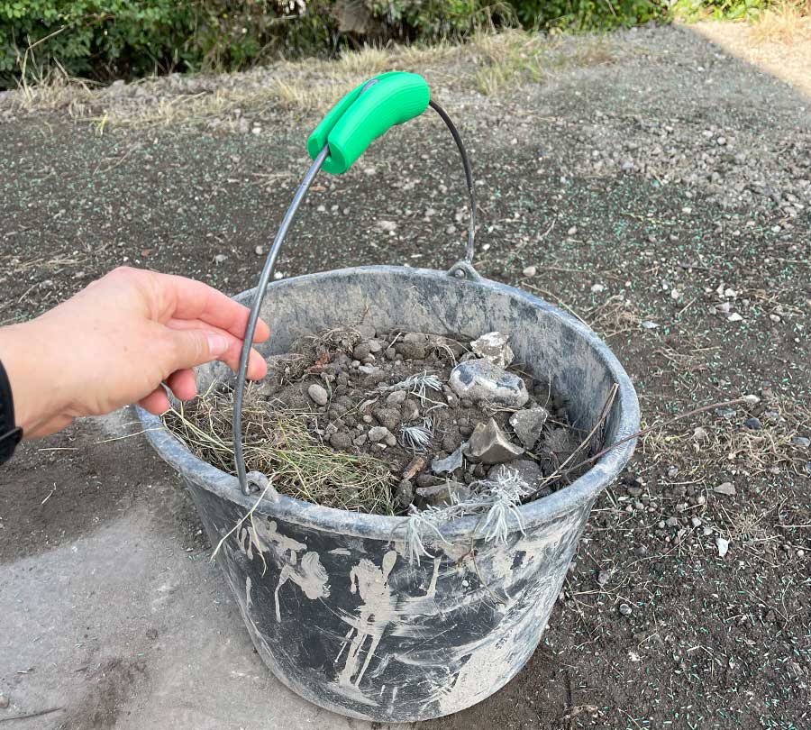 Ergonomisch handvat voor metselbak (2 stuks.)