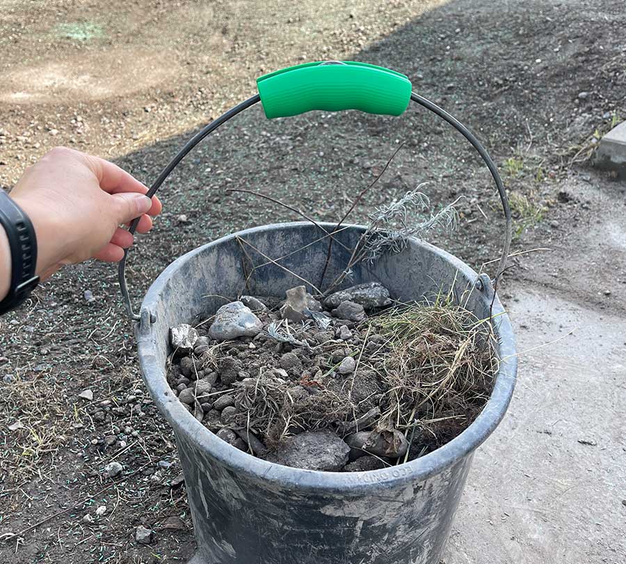 Ergonomisch handvat voor metselbak (2 stuks.)