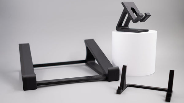 3-in-1 modulaire 3D-geprinte standaardset voor iPad, smartphone en laptop