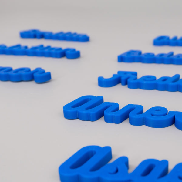 3D-geprinte plaatskaarten - 10 stuks - Type 2