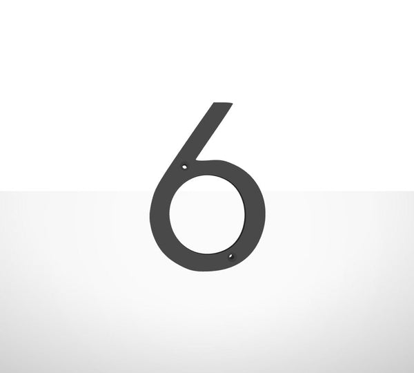 Huisnummer modern - 6
