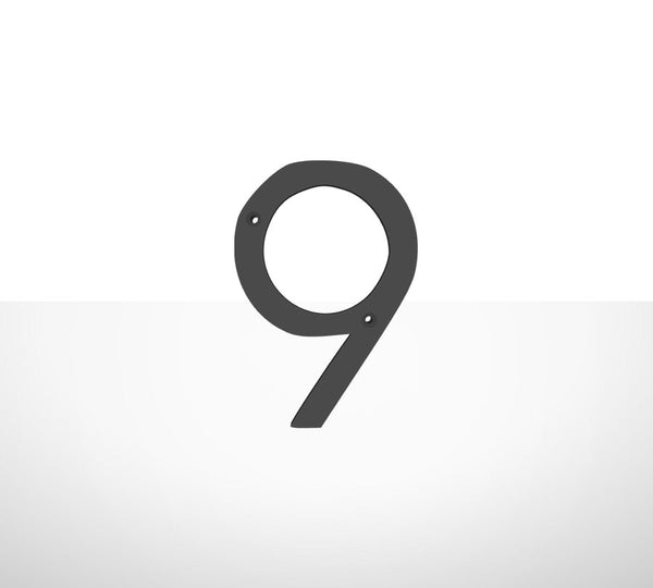 Huisnummer modern - 9
