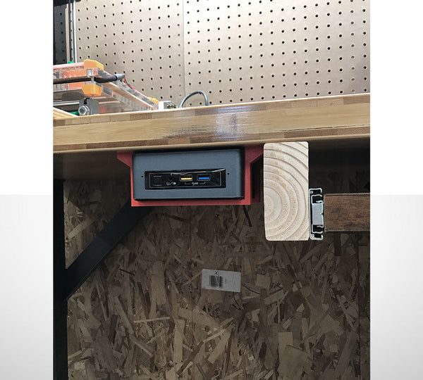 Intel NUC - beugel voor onder de tafel