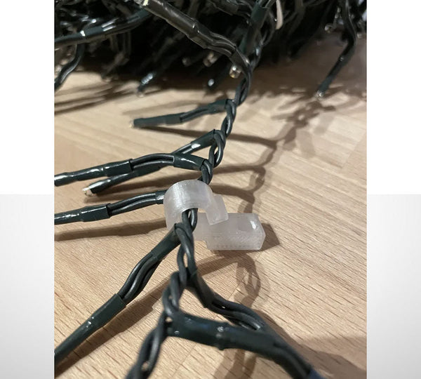 Lichte kettinghaken om op te hangen met schroef (10 stuks)
