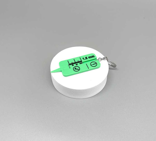Bandenmeetinstrument (sleutelhanger)