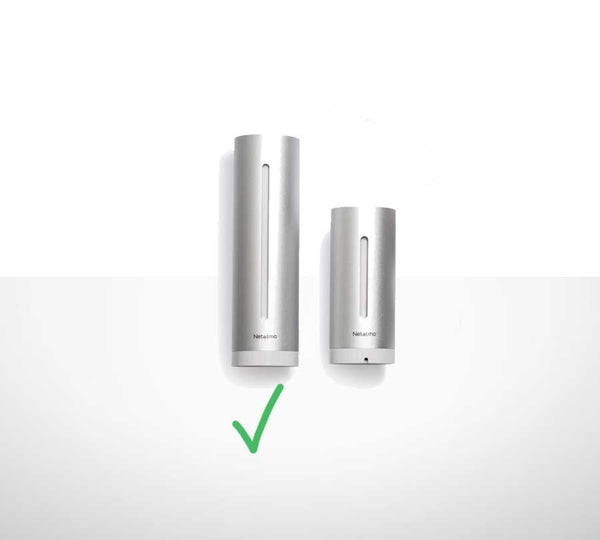 Netatmo - Wandmontage voor Welcome- en weerstationmodules (groot)