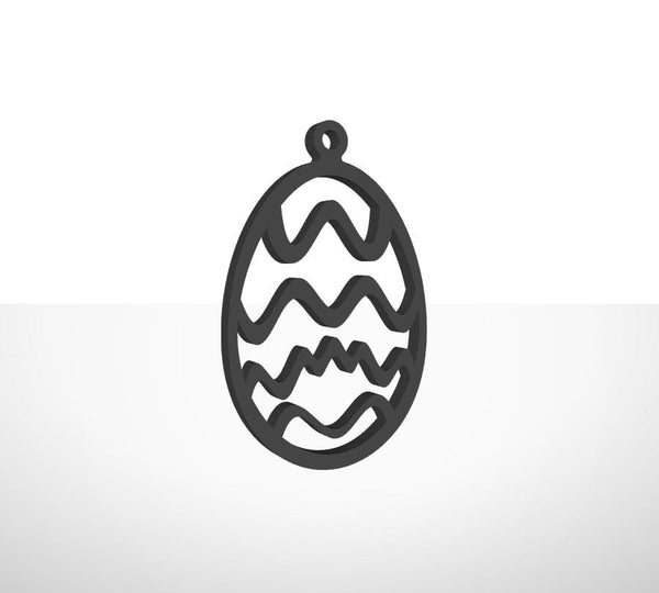 Pasen - Paasei-ornamenten (6 stuks)