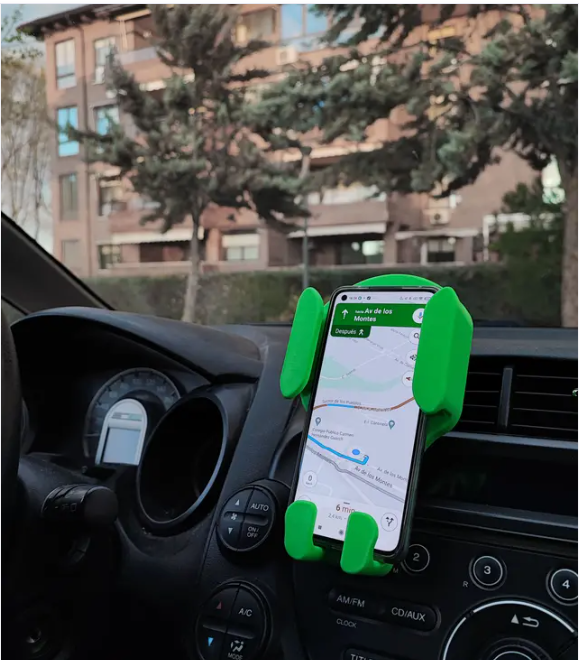 Universele 3D-geprinte telefoonhouder voor in de auto (zonder schroeven)