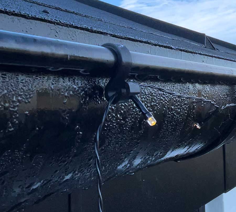 Lichte kettingclips/haakjes voor zinken dakgoot, maat L (100 stuks)