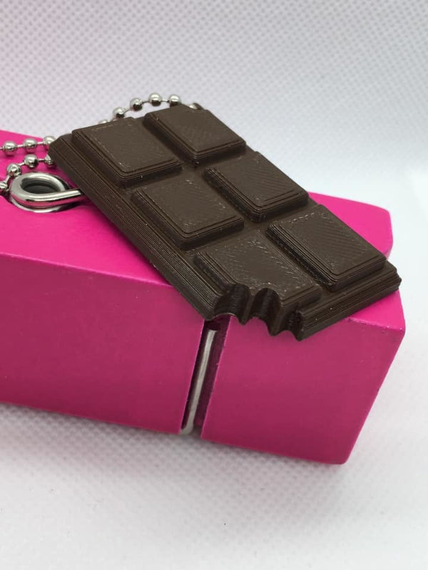 Chocolade sleutelhanger - 3D geprint